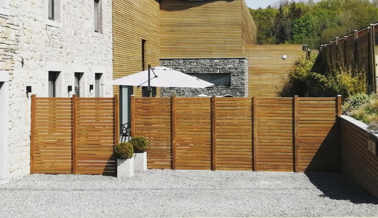 Où gît le Bocq Spa privatif Ciney Exterior foto